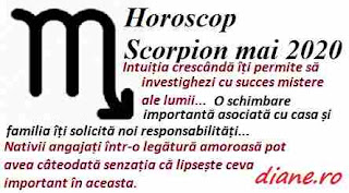 Horoscop mai 2020 Scorpion 