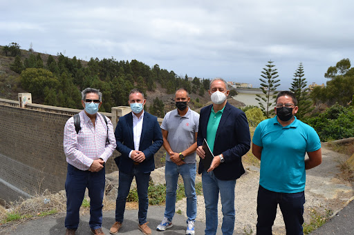 Visita del Consejero de Deportes del Cabildo de Gran Canaria