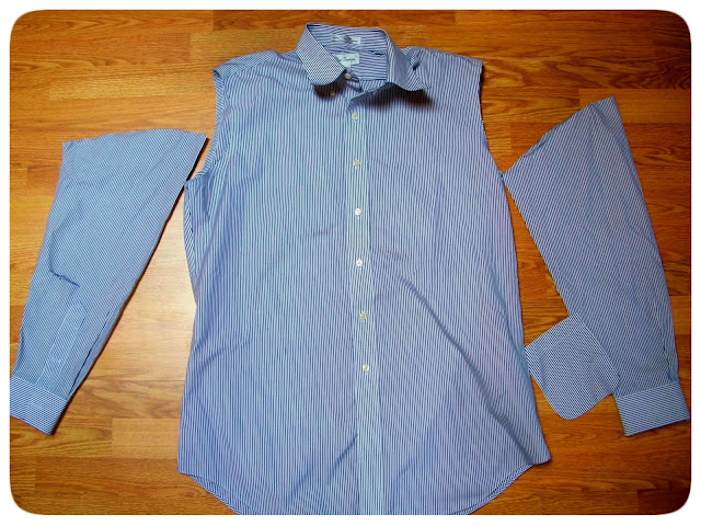 Halfway To Hipster: Men's Shirt to Women's Blouse
