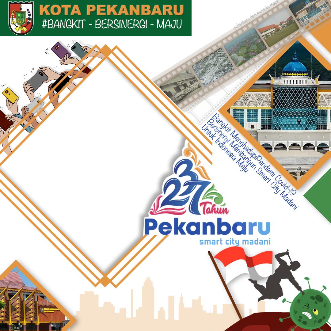 Download Gratis Bingkai Twibbon Keren Dirgahayu Pekanbaru ke-237 tahun 2021