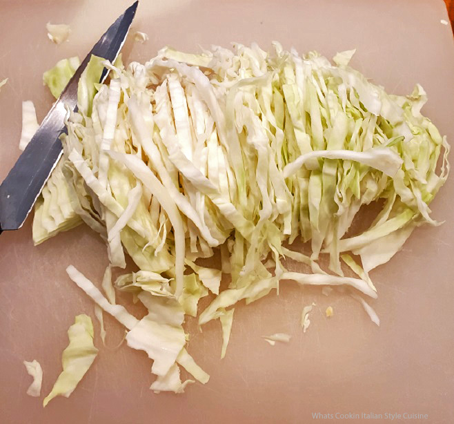this is sliced cabbage