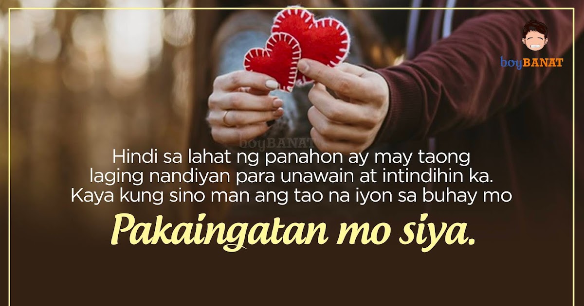 The Best Tagalog Love Quotes for Valentines Day 2021 Boy Banat