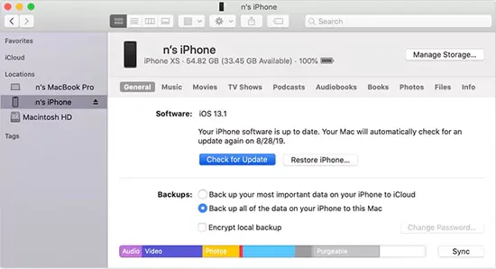 إصلاح خطأ iPhone 4013 أثناء التحديث