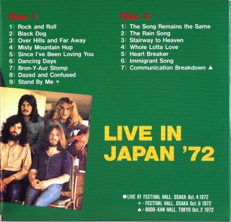 Rock Anthology: Led Zeppelin – Wild West Side (1972-10-04) FLAC
