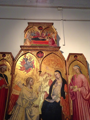 Pinacoteca di Siena: Annunciazione di Taddeo di Bartolo