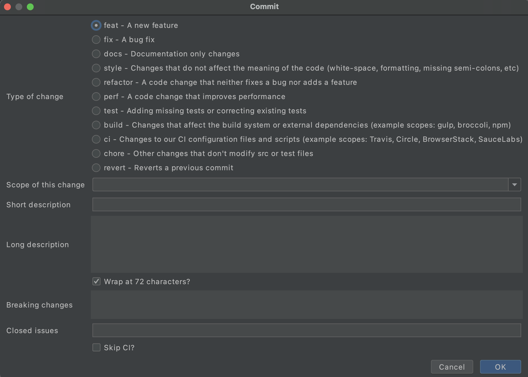 Git Commit Template 介紹
