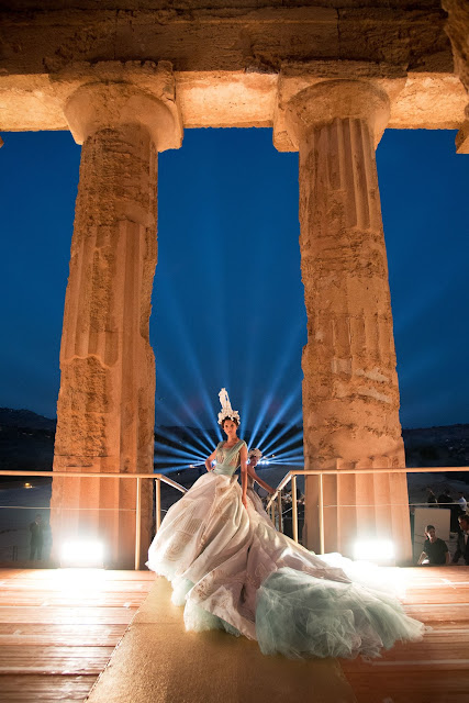 Dolce & Gabbana Alta Moda, Agrigento, Temple of Concordia Sicily Fall Winter 2019-2020 by RUNWAY MAGAZINE