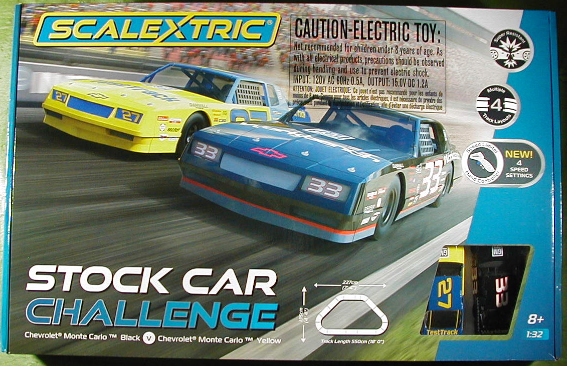 Scalextric Stock Car Challenge 1:32 Race Slot Car Set 