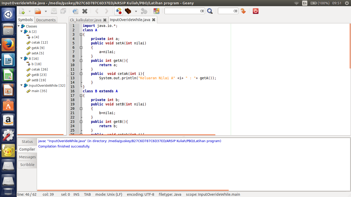 Gus Gates: Java Part 7 - Penggunaan Overriding Pada Java