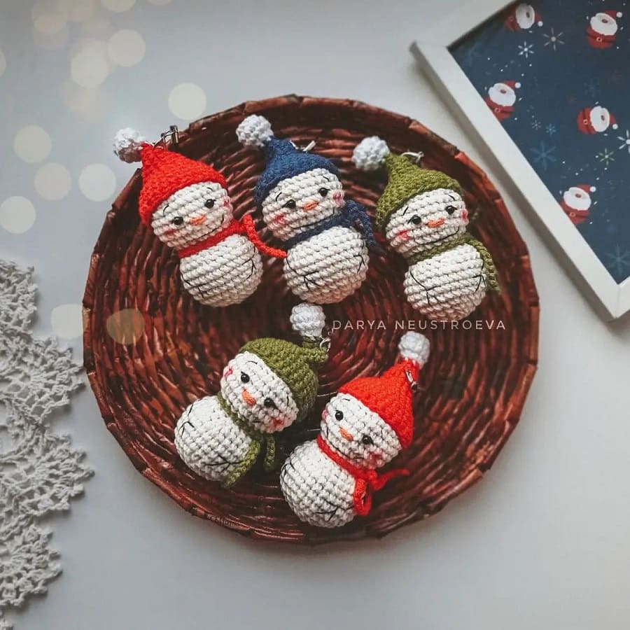 Amigurumi Crochet Snowman