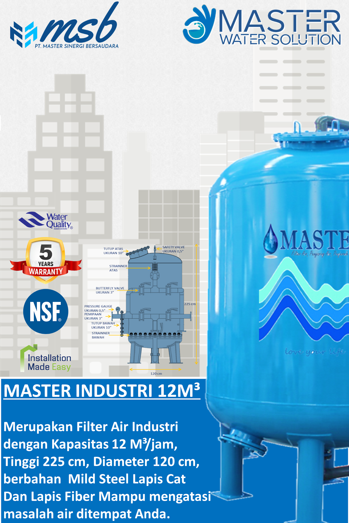 Katalog Filter Air Industri - MASTER FILTER PENJERNIH AIR MURAH & TERBAIK