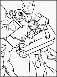 coloring pages ben 10