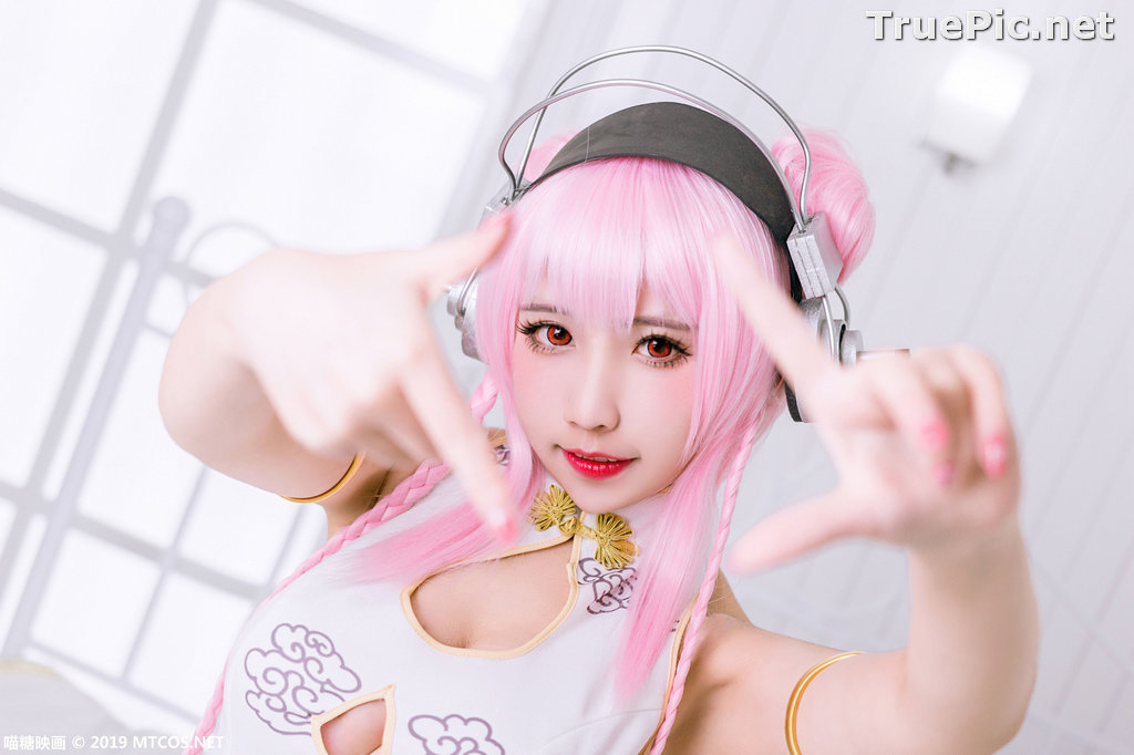 Image [MTCos] 喵糖映画 Vol.050 - Chinese Cute Model - Lovely Pink-haired - TruePic.net - Picture-21