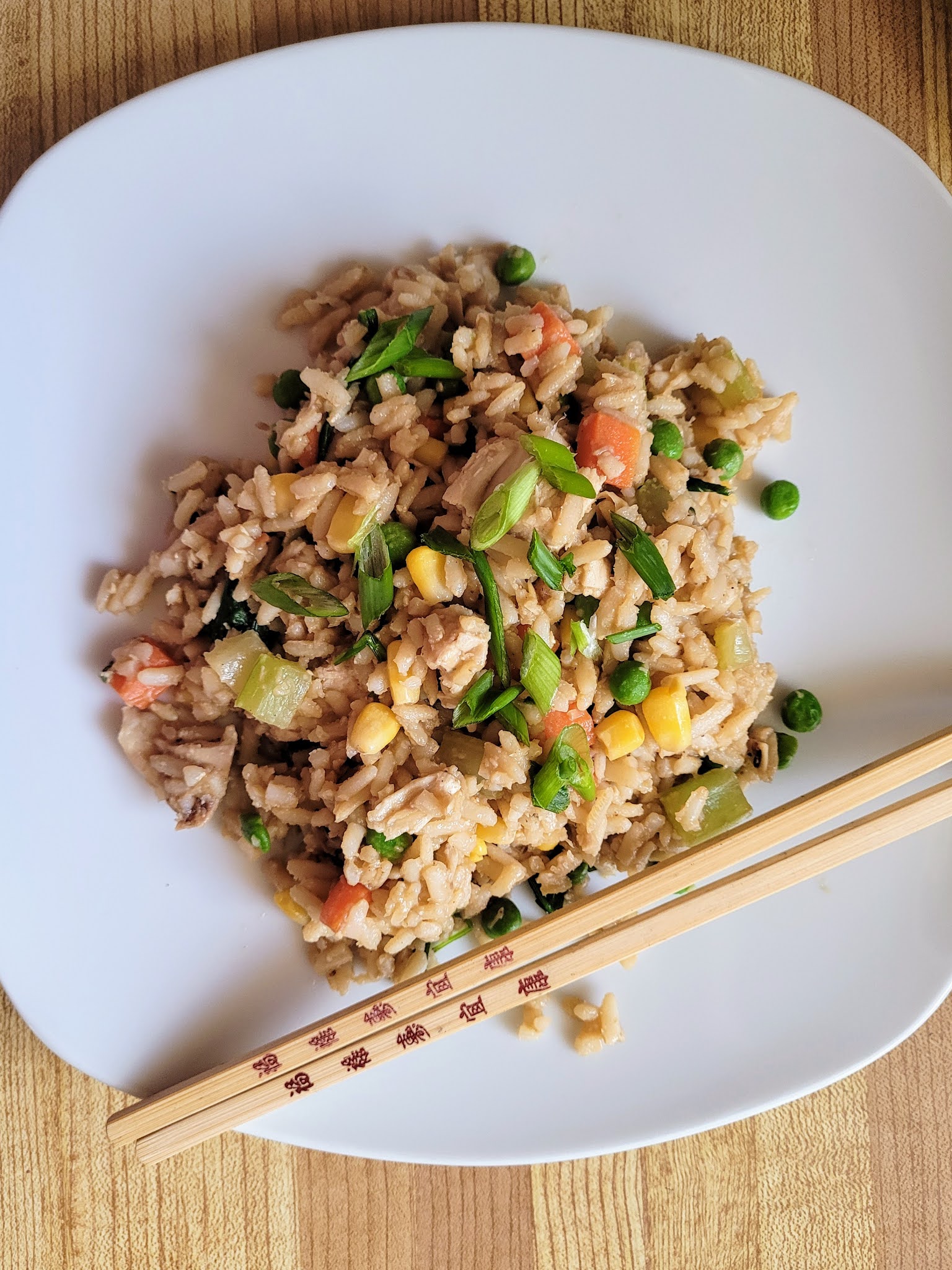 Hot and Cold Running Mom - Just my Stuff: Chicken Fried Brown Rice and ...