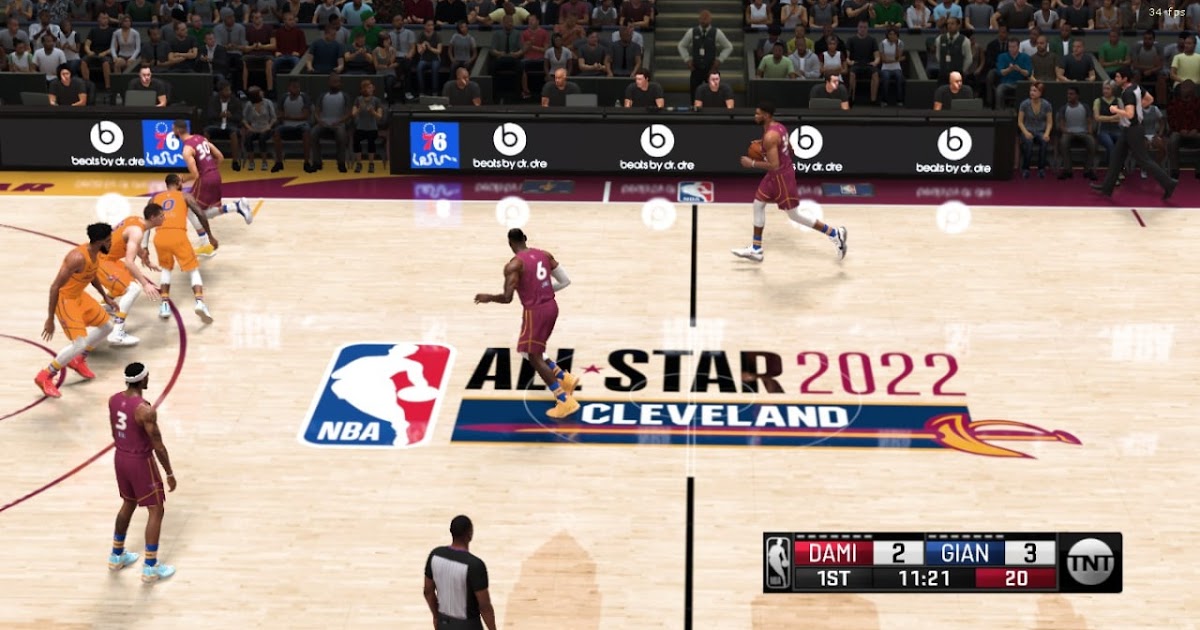 NBA 2K21 2022 NBA AllStar Game Cleveland Court by Santicruyff