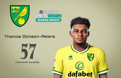 PES 2021 Faces Thomas Dickson-Peters by CongNgo