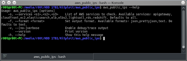 Aws_Public_Ips - Fetch All Public IP Addresses Tied To Your AWS Account