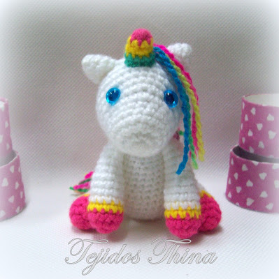 unicornio amigurumi