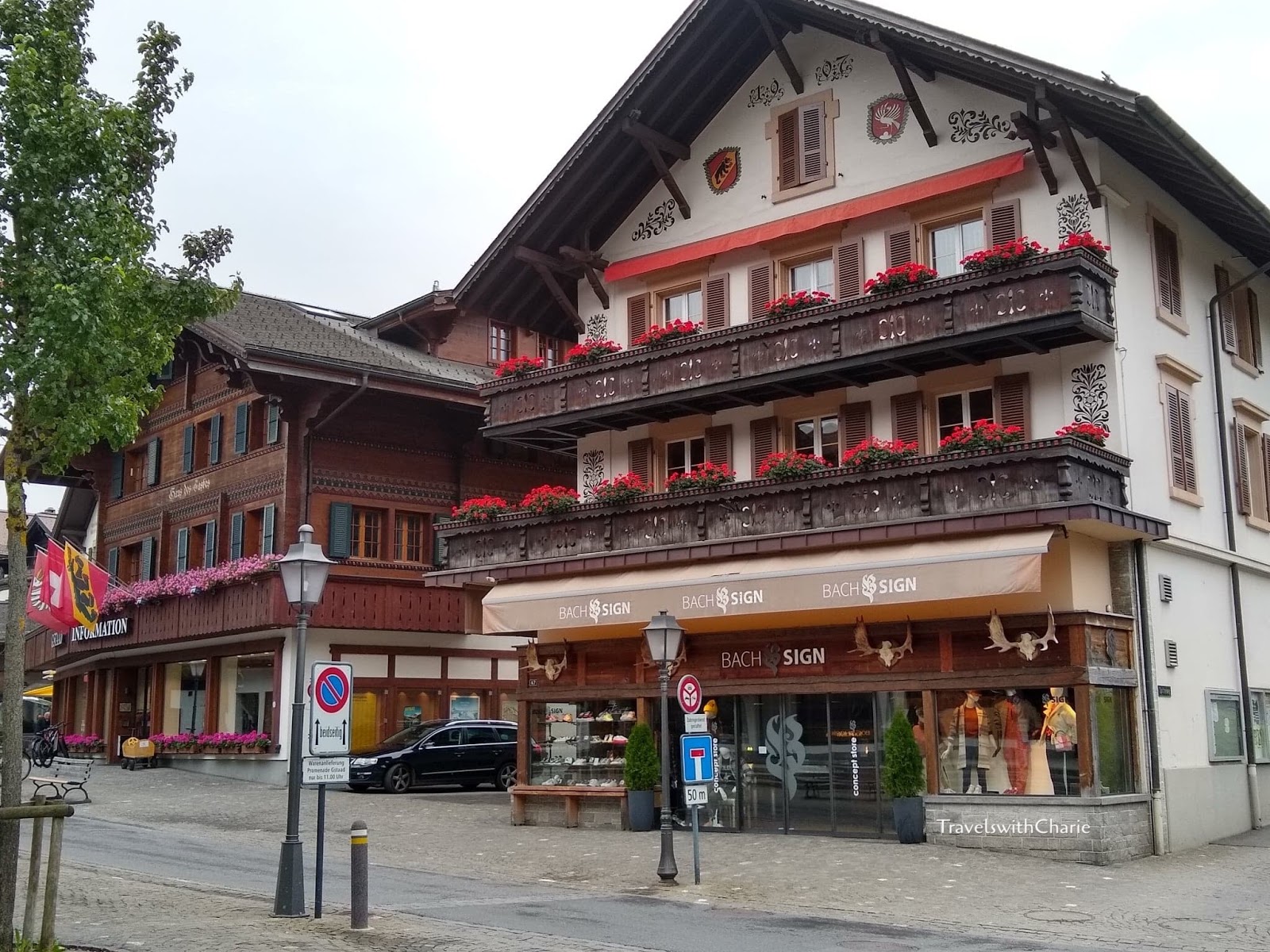 Louis Vuitton winter resort store in Gstaad 