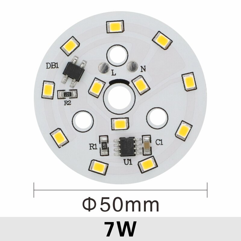 Downlight LED Chip Bulb 7W SMD 2835 Round Light Beads
