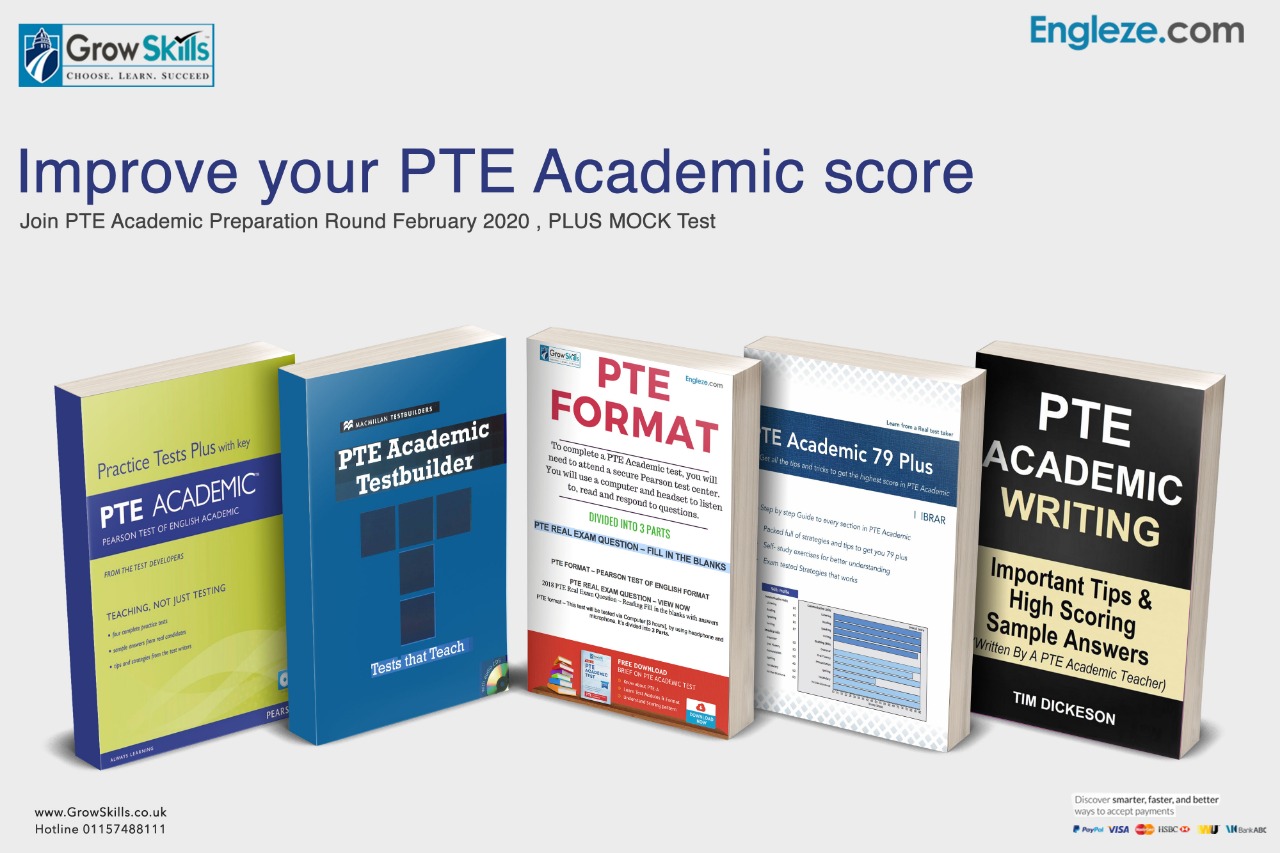 PTE Academic Materials Books منحة EDUEgypt