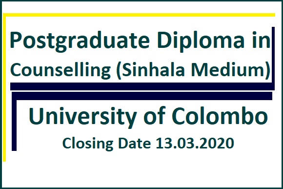 Postgraduate Diploma in Counselling (Sinhala Medium)