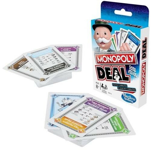Monopoly Deal Card Great Kids Game White Green Version Mix and Match Brand NEW 