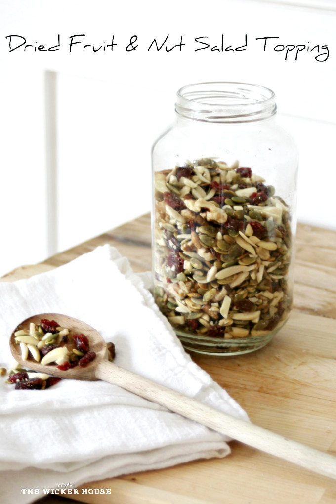 Dried Fruit and Nut Salad Topping