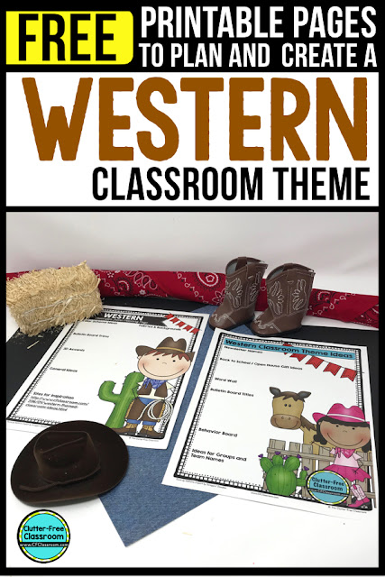 Western Themed Classroom Ideas Printable Classroom Decorations