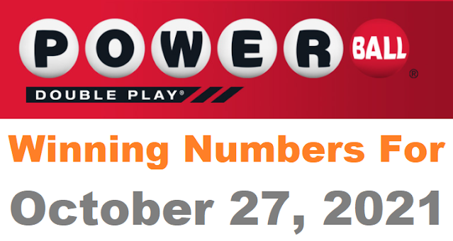 PowerBall Double Play Winning Numbers for October 27, 2021