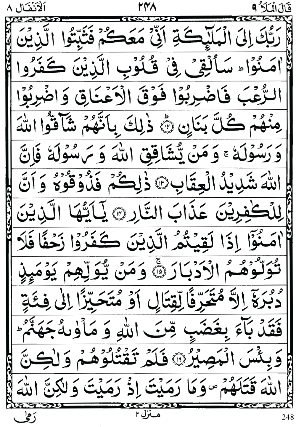 Quran Para 9 (Qal al mala) 9th Para Recite Online and PDF