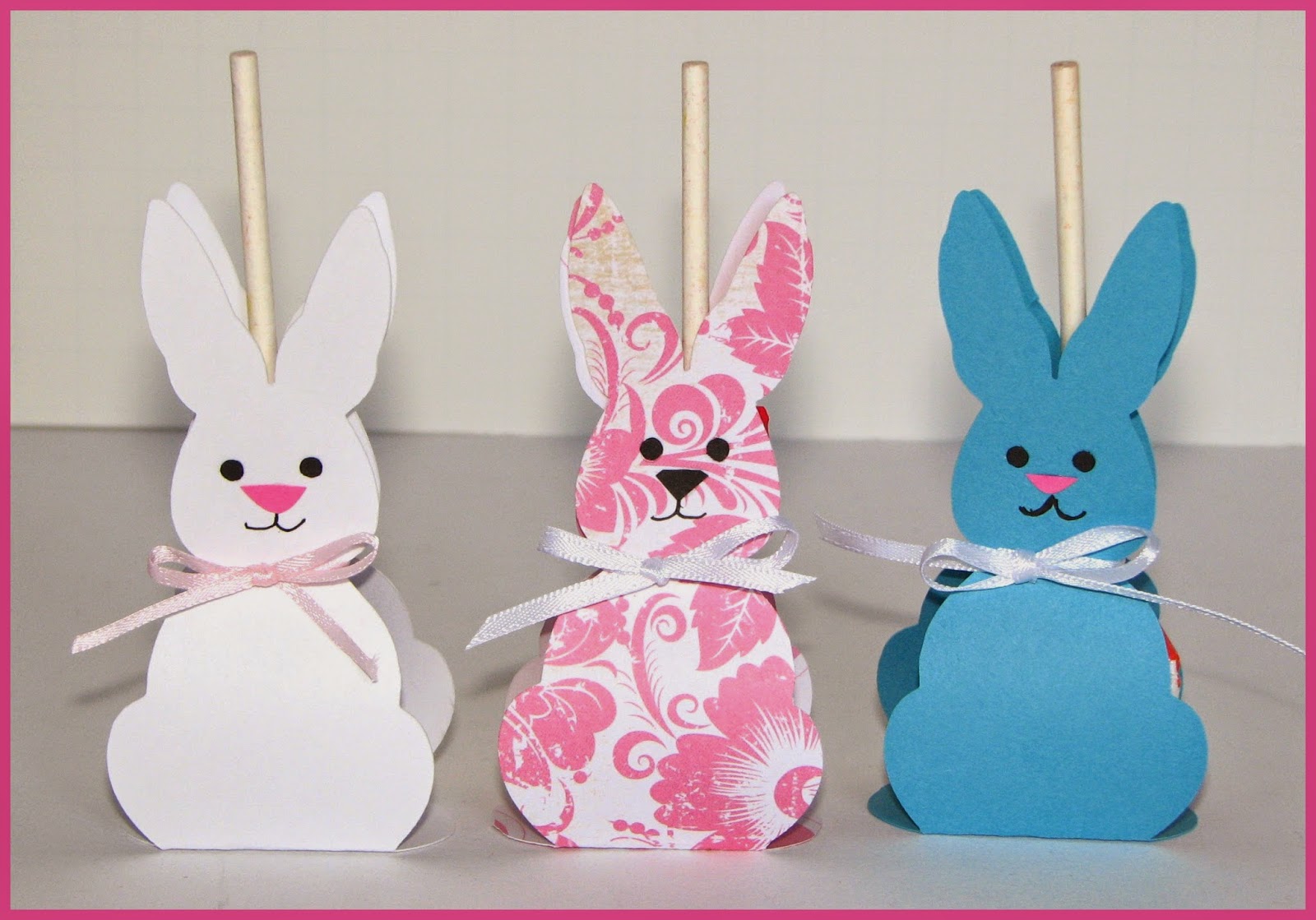 Bunny Lollypop Holders.