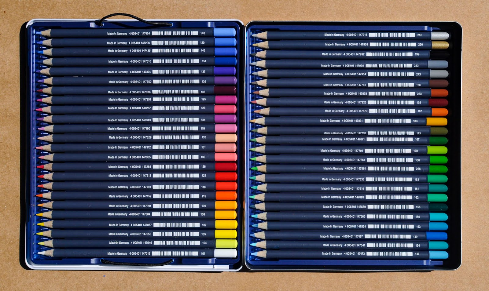 FaberCastell 48 Goldfaber Regular and Aqua Colored Pencils Review