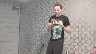 Tom Hiddleston Dancing gif