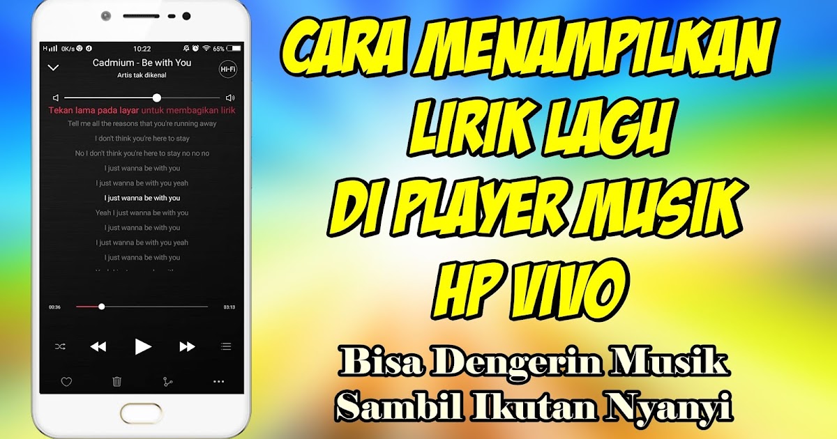 Cara Menampilkan Menambahkan Lirik Lagu Di Player Musik Vivo Rumah Multimedia