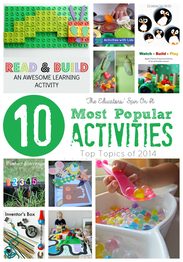 Top 10 Most Popular Topics on The Educators' Spin On It for 2014 The