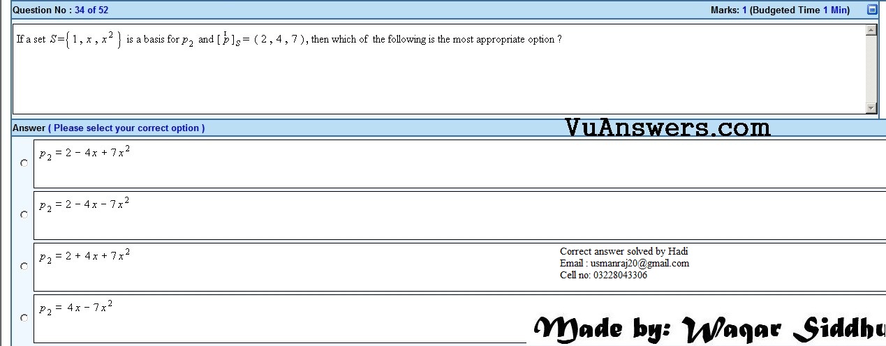 Mth501 final term preparation image
