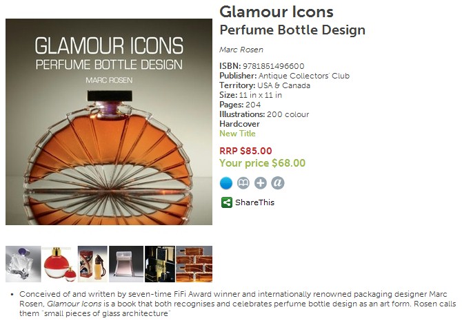Tique Talk by Marianne Dow: Glamour Icons - Perfume Bottle Design ...