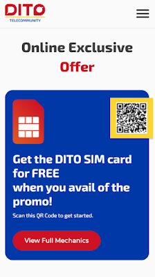 DITO Online Exclusive Offer