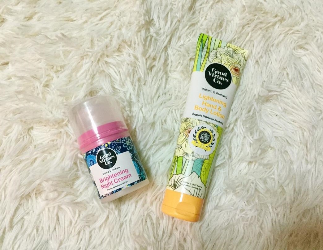 Review GOOD VIRTUES CO Brightening Night Cream And Lightening Hand Review GOOD VIRTUES CO Brightening Night Cream And Lightening Hand