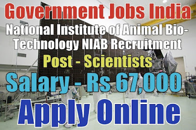 National Institute of Animal Biotechnology NIAB Recruitment 2017