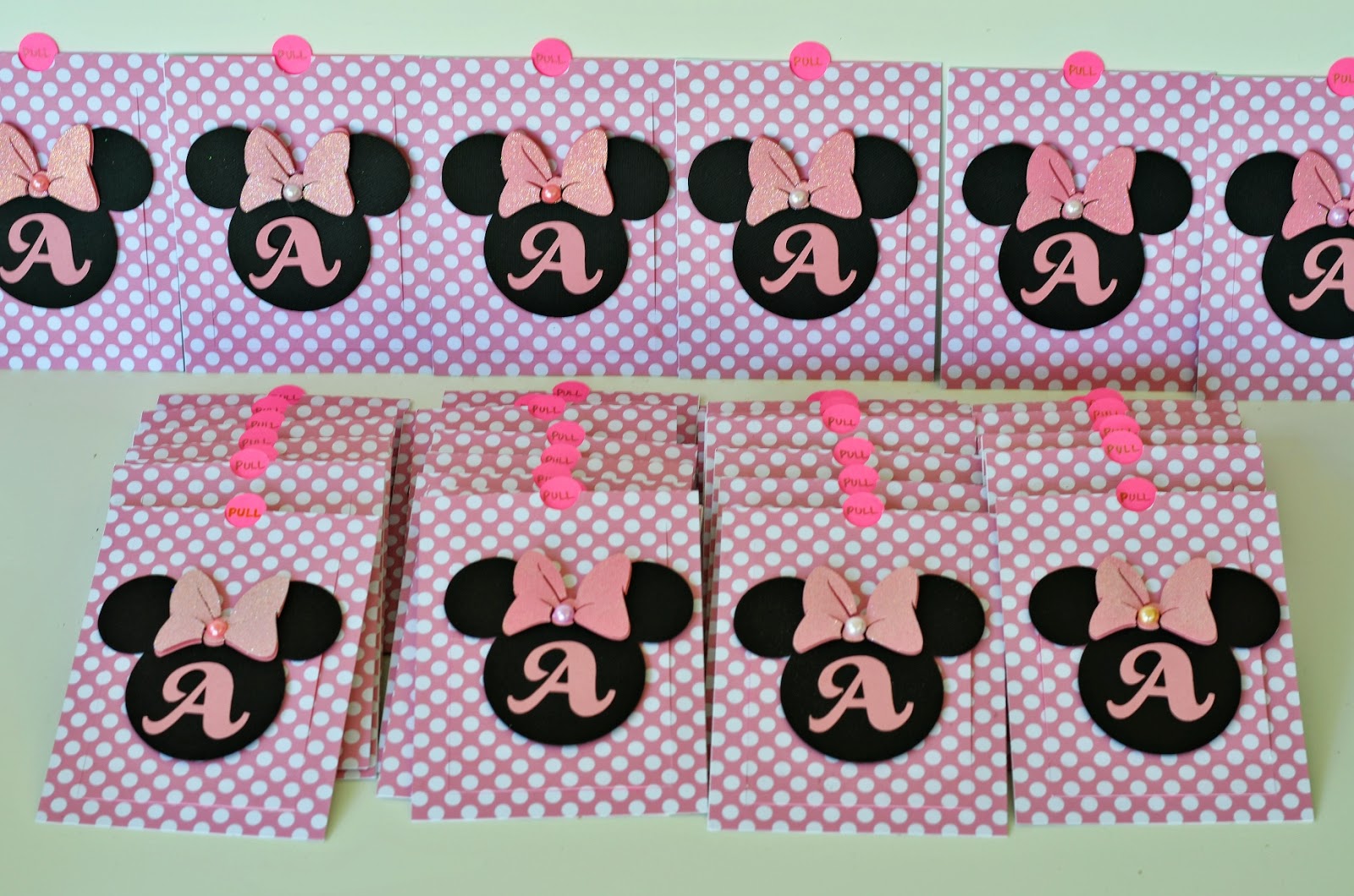 Jingvitations Cricut Handmade Minnie Mouse Pop Up Invitations