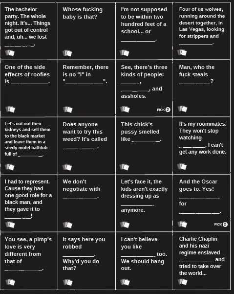 Expand Your Cards - Unofficial Cards Against Humanity Cards: Black