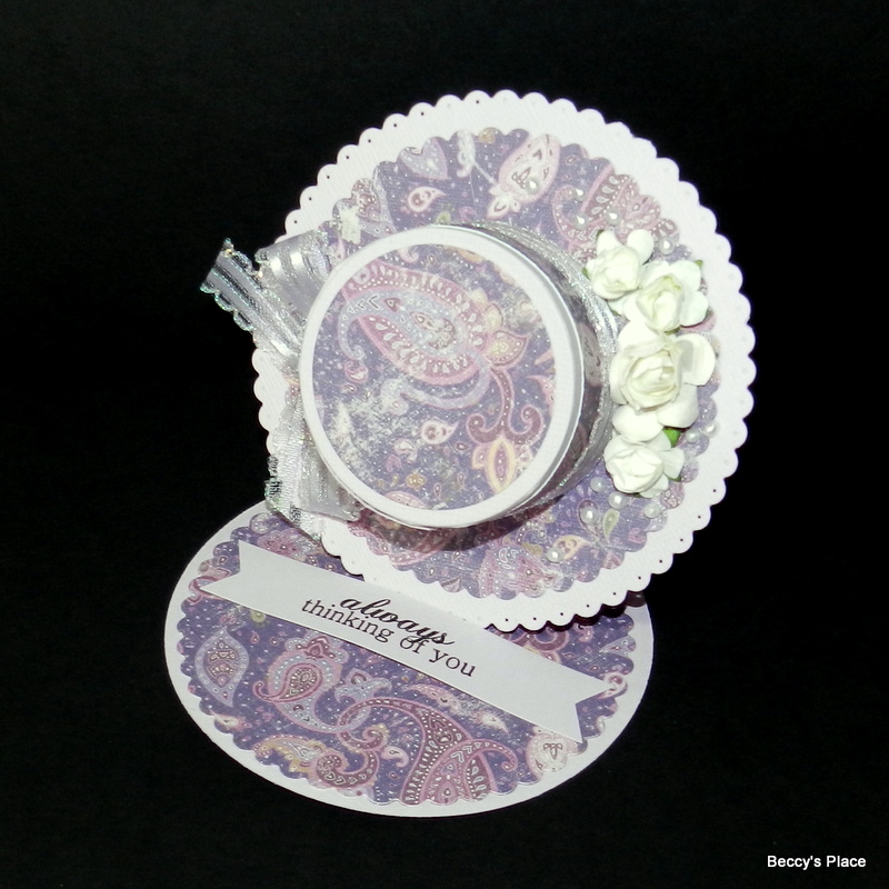 Beccy's Place Tutorial Hat Easel Card