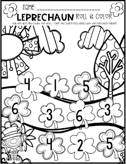 Spring math and literacy printables and worksheets for preschool