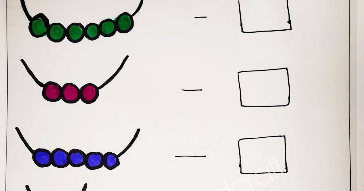 Crayons and Craft Counting Beads