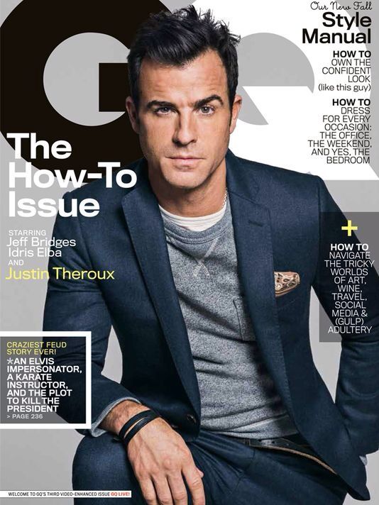 WikiGIRLS: Justin Theroux for GQ Magazine United States October 2013