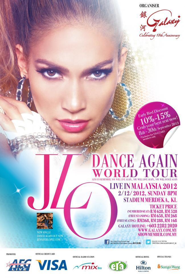 Random's Jennifer Lopez "Dance Again World Tour" Live in Malaysia 2012