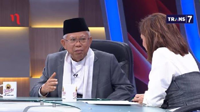 Dilupakan Jokowi, Ini Tanggapan Ma'ruf Amin Yang Bikin Najwa Shihab Ketawa Ngakak Dilupakan Jokowi, Ini Tanggapan Ma'ruf Amin Yang Bikin Najwa Shihab Ketawa Ngakak