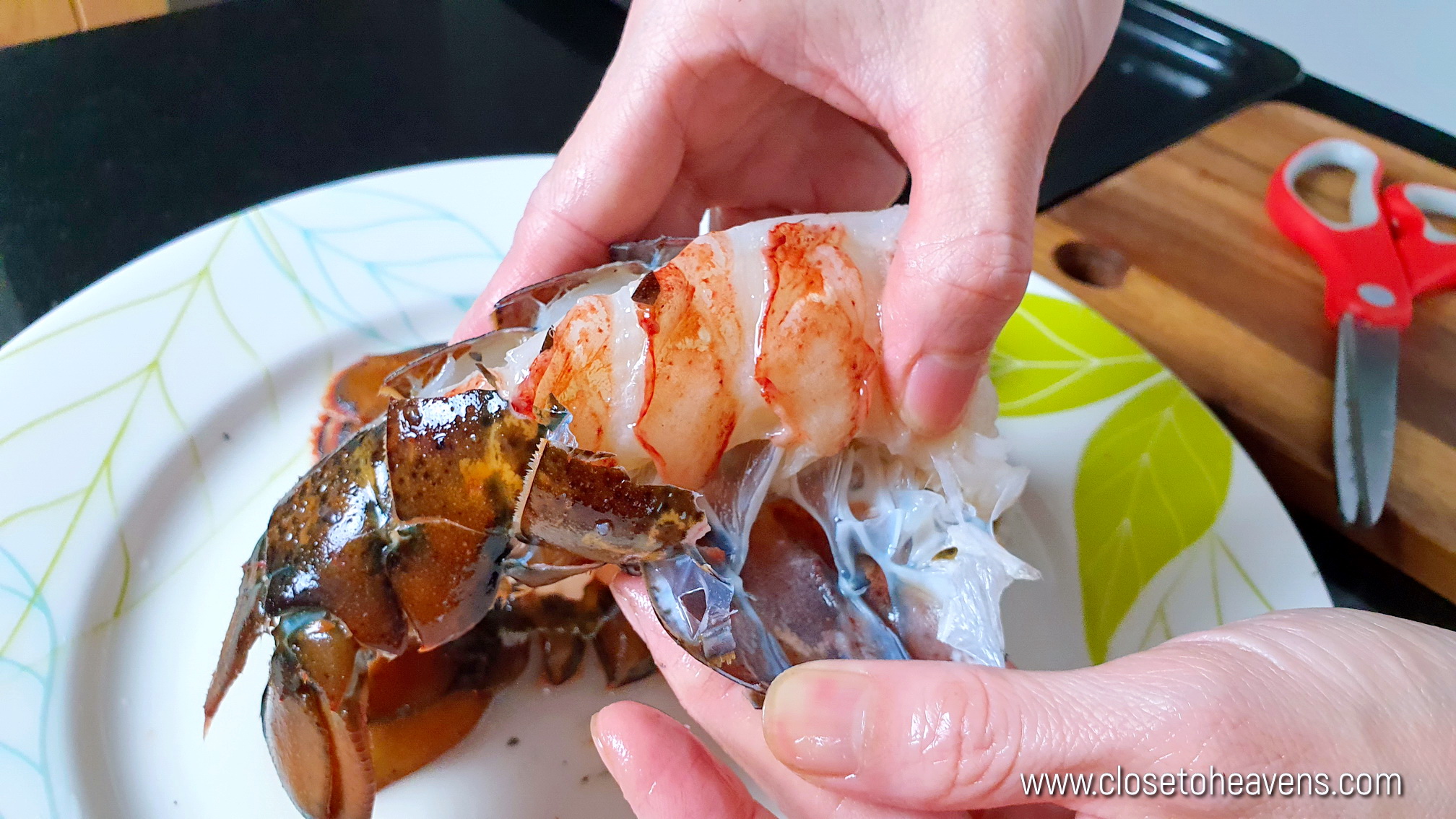 How to butterfly a lobster tail